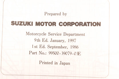 OEM Suzuki 99500-39079-03E VS1400 Service Manual