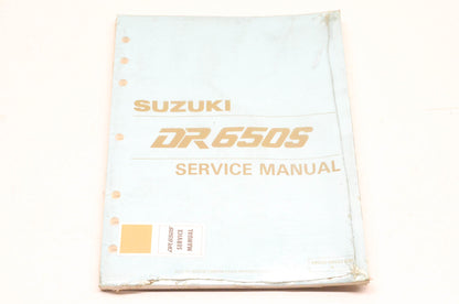 New OEM Suzuki 99500-46022-03E DR650S Service Manual NOS