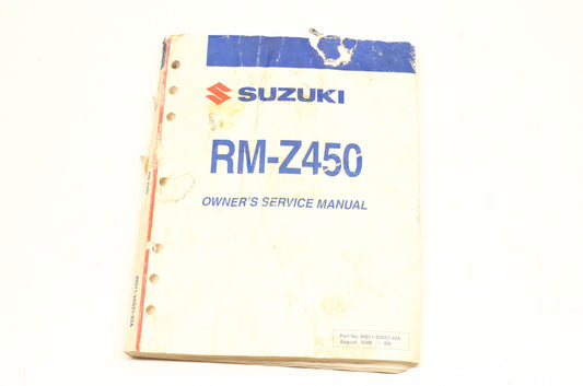 OEM Suzuki 99011-35G51-03A RM-Z450 Owner's Service Manual