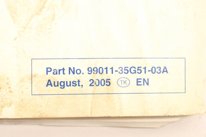 OEM Suzuki 99011-35G51-03A RM-Z450 Owner's Service Manual