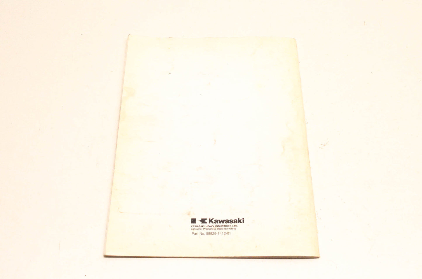OEM Kawasaki 99929-1412-01 Jet Ski Watercraft Direct Injection Diagnostic Manual