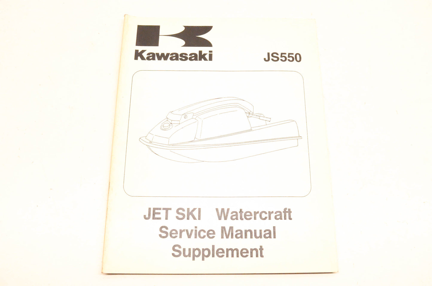 OEM Kawasaki 99924-1075-53 JS550 Jet Ski Watercraft Service Manual Supplement