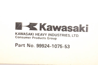OEM Kawasaki 99924-1075-53 JS550 Jet Ski Watercraft Service Manual Supplement