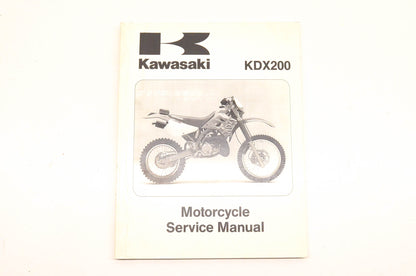 OEM Kawasaki 99924-1181-02 KDX200 Service Manual