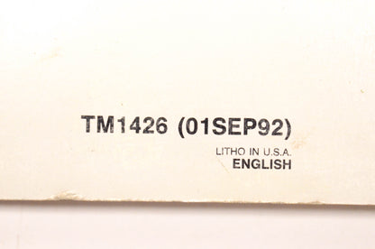 OEM John Deere TM1426 Lawn And Garden Tractor Technical Manual