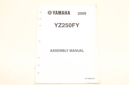 OEM Yamaha LIT-11666-22-56 2009 YZ250FY Assembly Manual