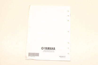 OEM Yamaha LIT-11666-22-56 2009 YZ250FY Assembly Manual