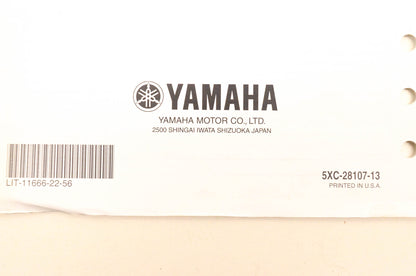 OEM Yamaha LIT-11666-22-56 2009 YZ250FY Assembly Manual