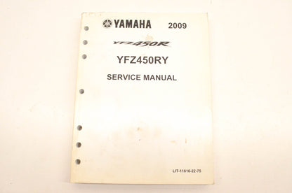 OEM Yamaha LIT-11616-22-75 2009 YFZ450RY Service Manual