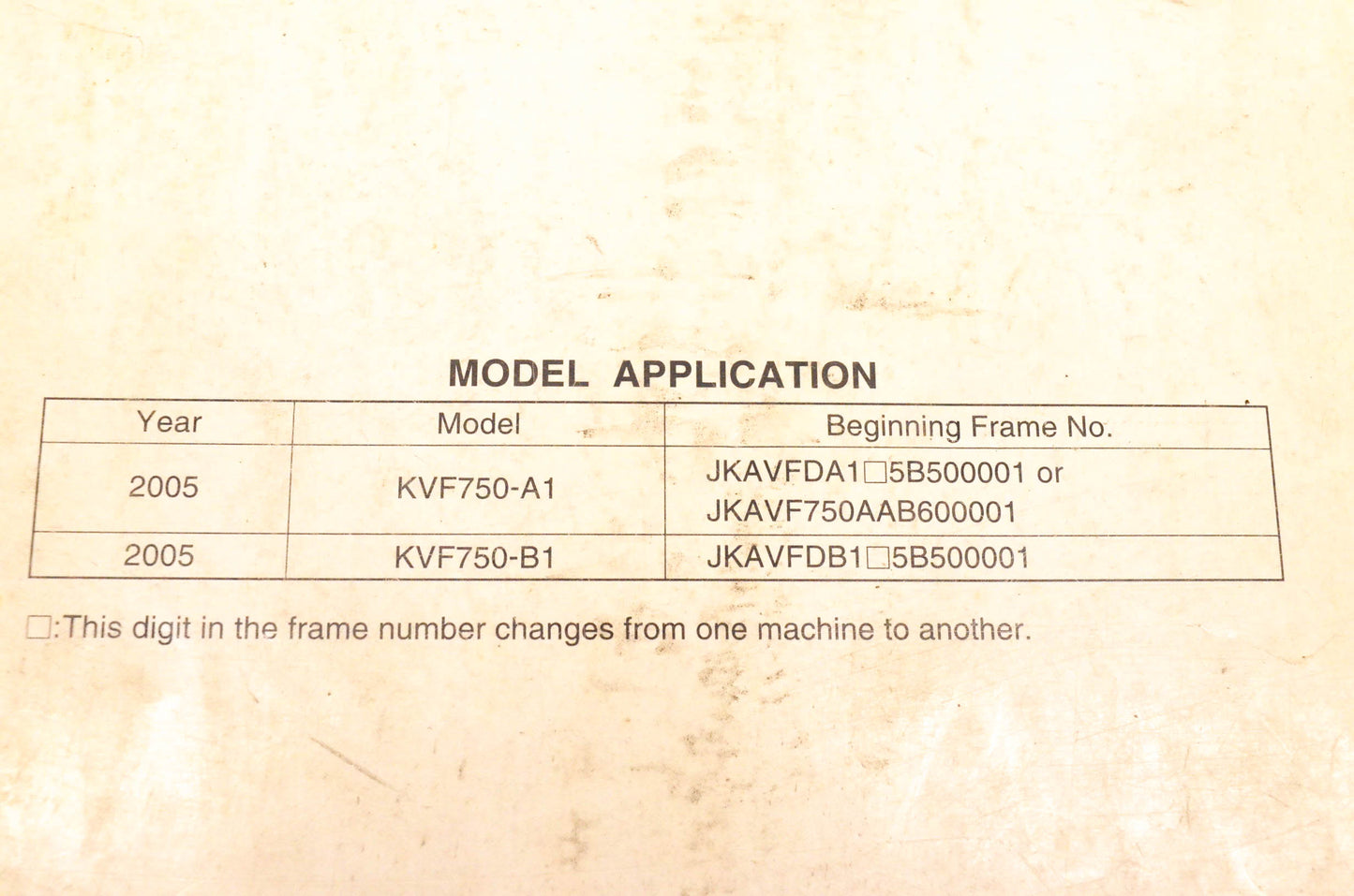OEM Kawasaki 99924-1334-01 Brute Force750 KVF750 4x4 ATV Service Manual