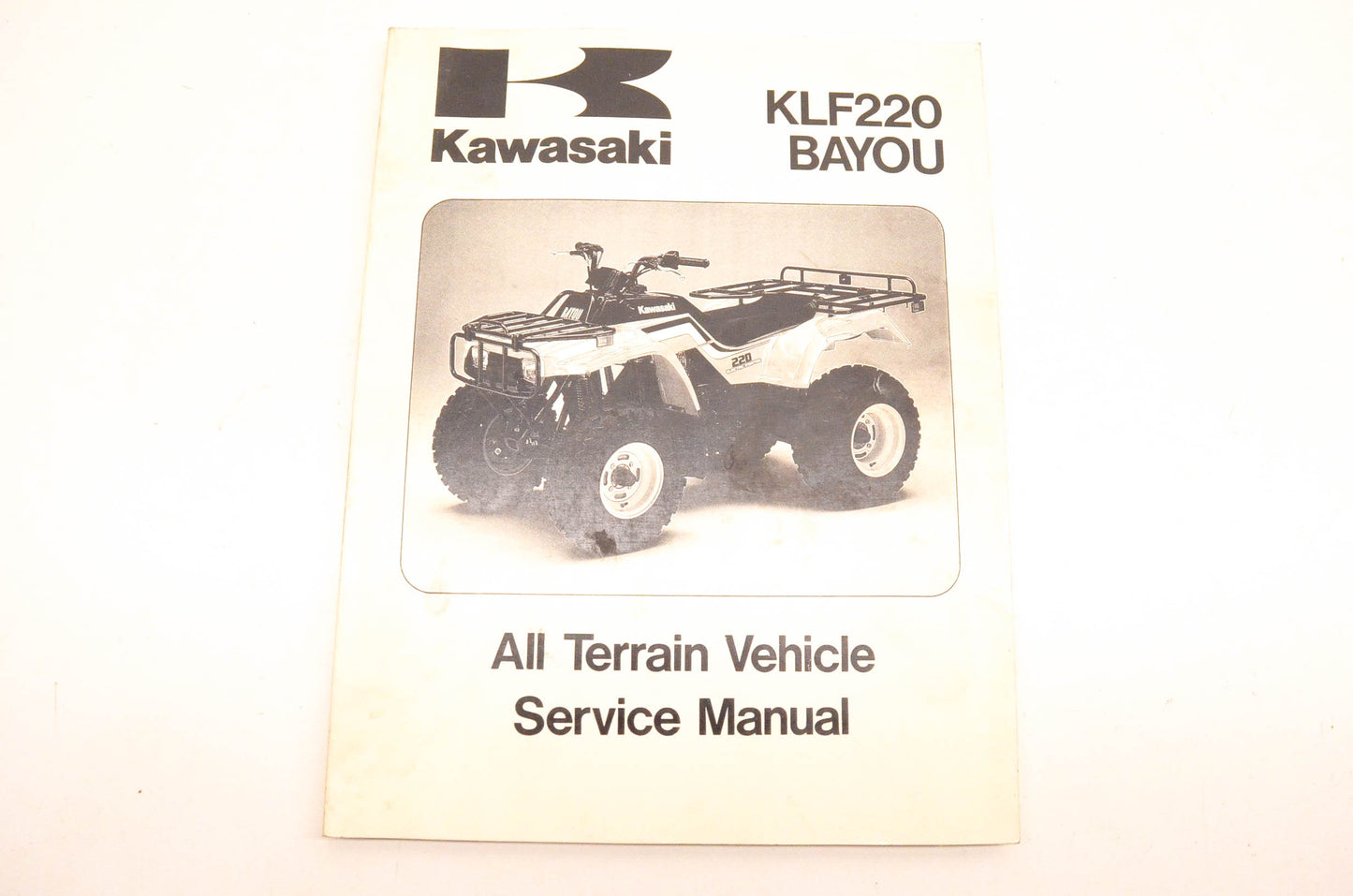 OEM Kawasaki 99924-1096-08 KLF220 Bayou ATV Service Manual