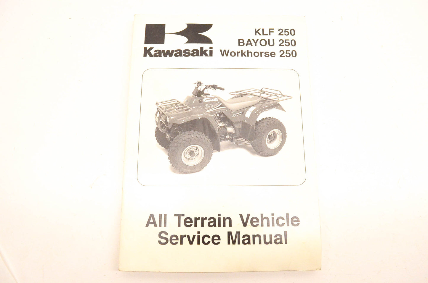 OEM Kawasaki 99924-1284-06 KLF Bayou Workhorse 250 ATV Service Manual