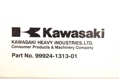 OEM Kawasaki 99924-1313-01 900 STX Jet Ski Service Manul