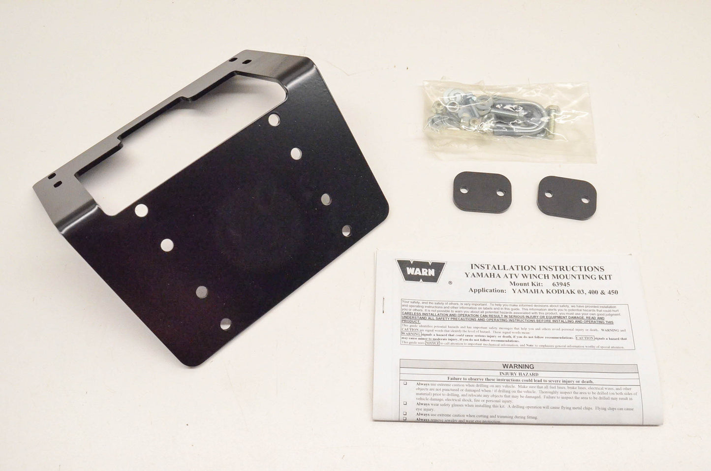 Warn 63945 Mount Kit NOS
