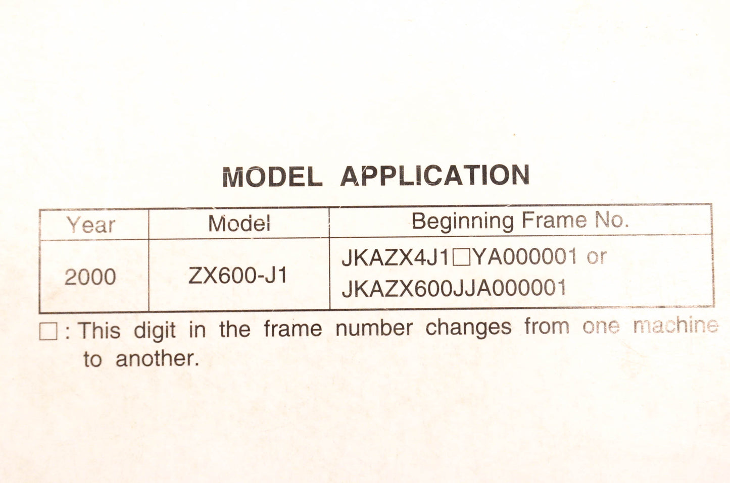 OEM Kawasaki 99924-1254-01 Ninja ZR-6R Service Manual