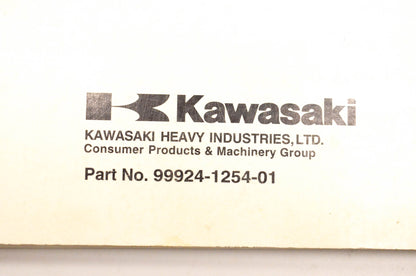 OEM Kawasaki 99924-1254-01 Ninja ZR-6R Service Manual