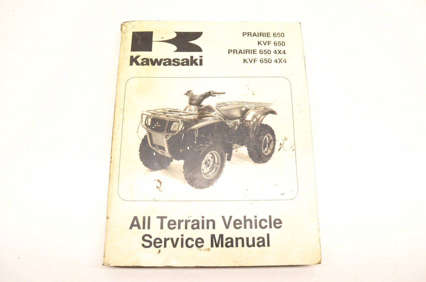 OEM Kawasaki 99924-1261-03 Praire650 KVF650 ATV Service Manual 2002-03