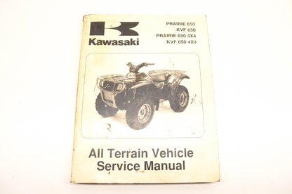 OEM Kawasaki 99924-1261-03 Praire650 KVF650 ATV Service Manual 2002-03