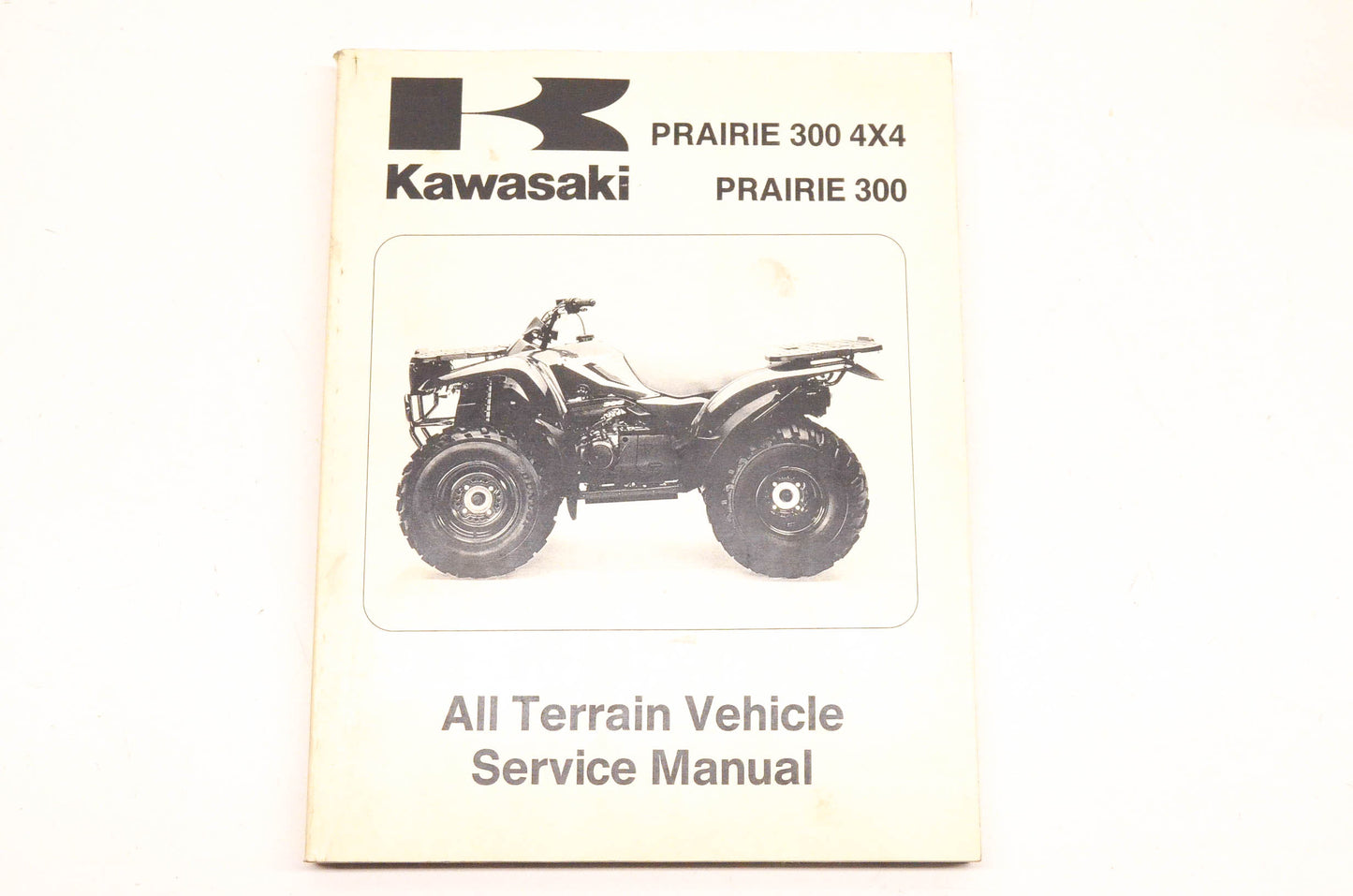 OEM Kawasaki 99924-1239-03 Praire300 4x4 ATV Service Manual