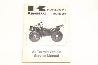 OEM Kawasaki 99924-1239-03 Praire300 4x4 ATV Service Manual