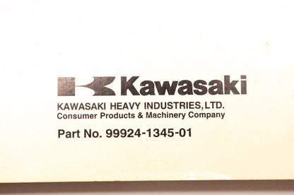 OEM Kawasaki 99924-1345-01 Ninja ZX-6R Service Manual