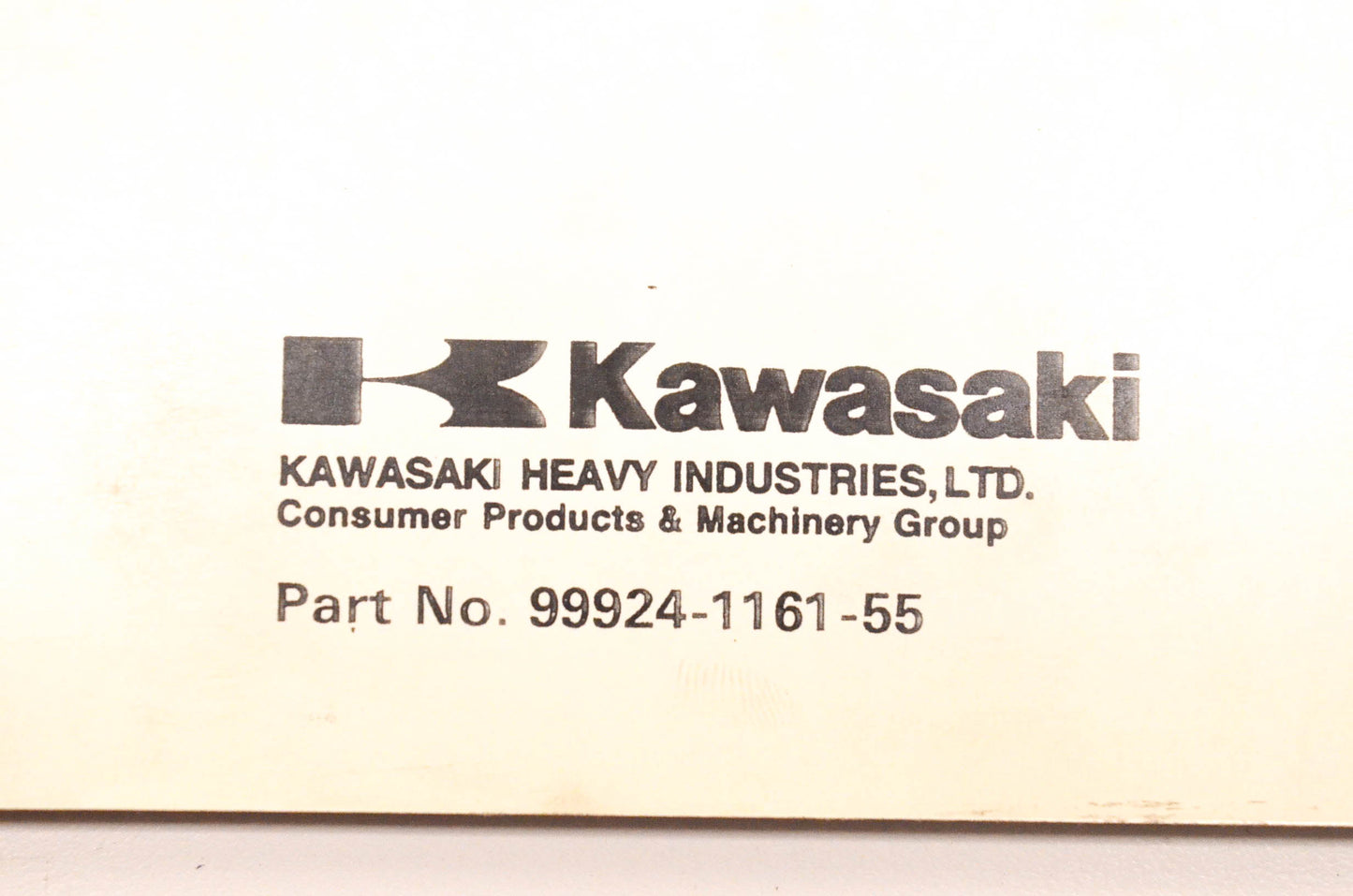 OEM Kawasaki 99924-1161-55 Ninja ZX-6 ZZ-R600/R500 Service Manual Supplement