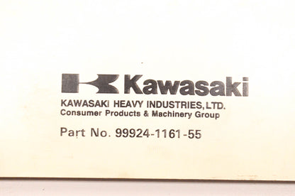 OEM Kawasaki 99924-1161-55 Ninja ZX-6 ZZ-R600/R500 Service Manual Supplement