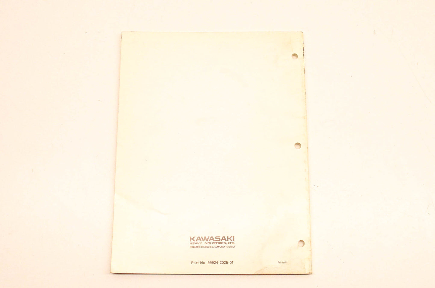 OEM Kawasaki 99924-2025-01 FE161/170 Engine Service Manual