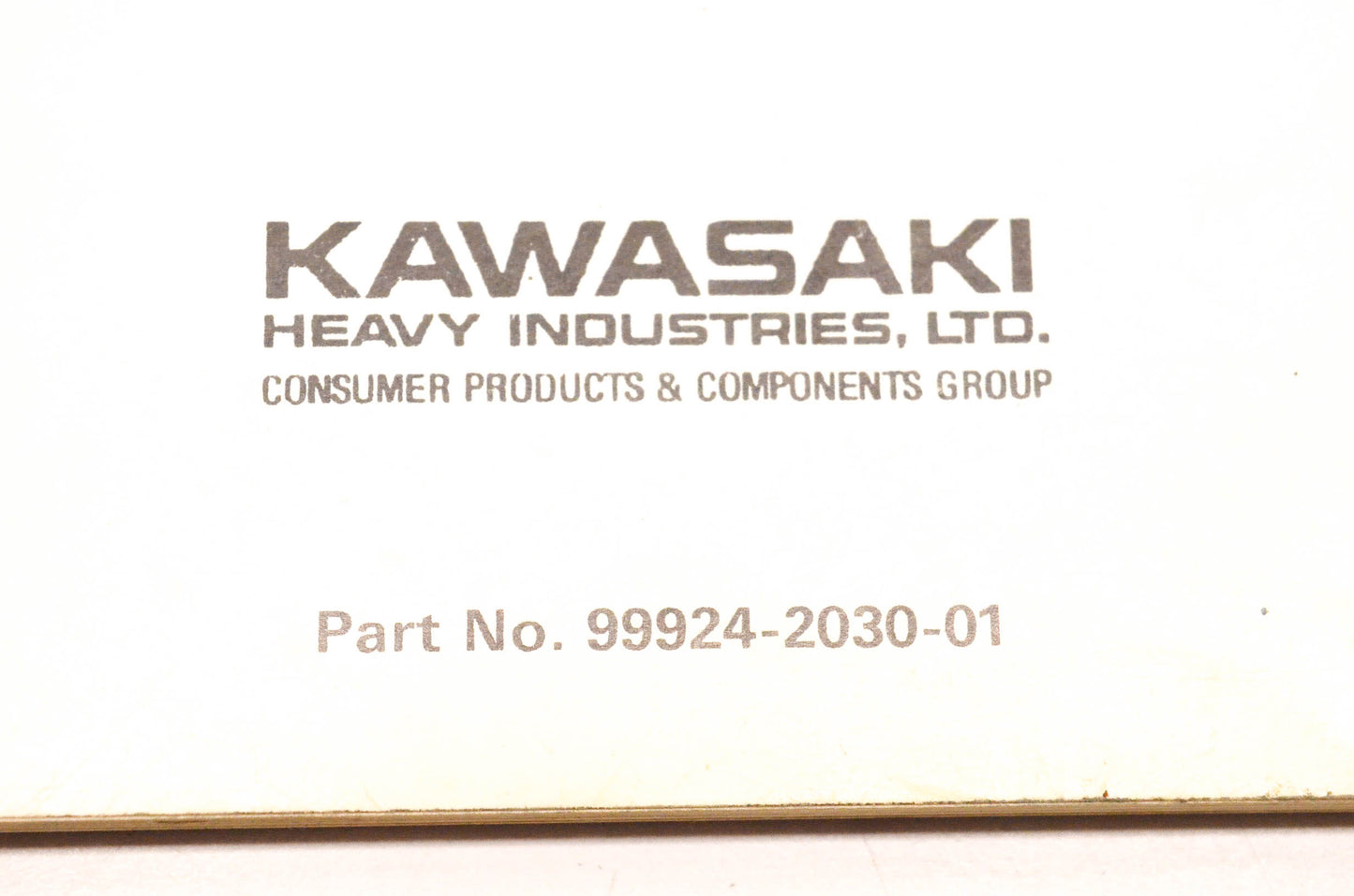 OEM Kawasaki 99924-2030-01 FD620D Engine Service Manual