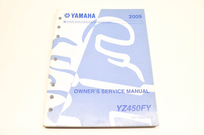 OEM Yamaha LIT-11626-22-57 2009 YZ450FY Owner's Service Manual