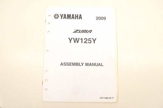 OEM Yamaha LIT-11666-22-71 2009 Zuma YW125Y Assembly Manual