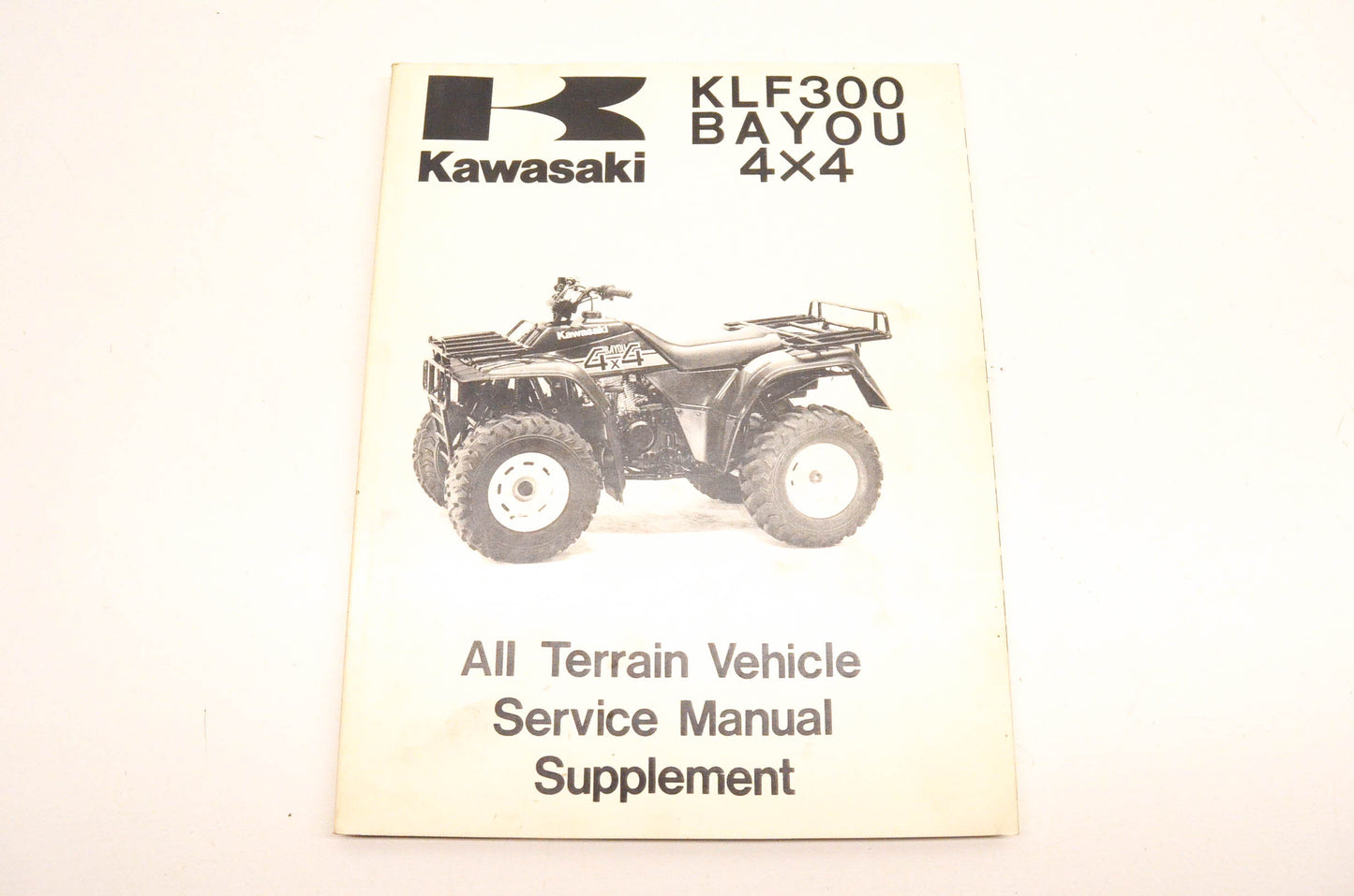 OEM Kawasaki 99924-1117-57 KLF300 Bayou 4x4 ATV Service Manual Supplement