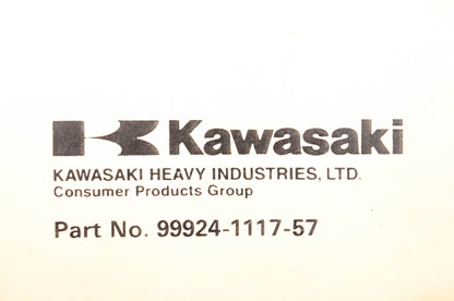 OEM Kawasaki 99924-1117-57 KLF300 Bayou 4x4 ATV Service Manual Supplement