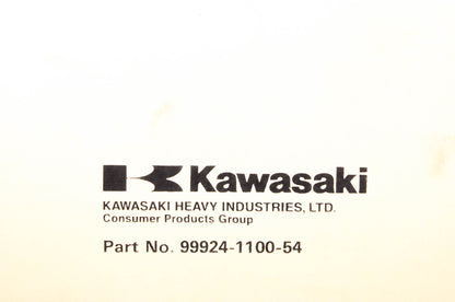 OEM Kawasaki 99924-1100-54 KLF300 Bayou 300 ATV Service Manual Supplement