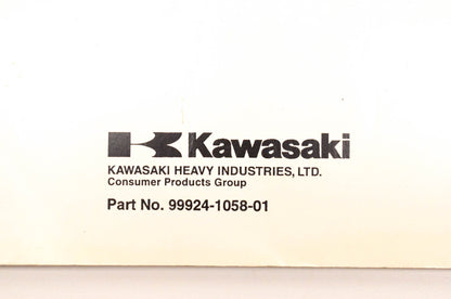 OEM Kawasaki 99924-1058-01 Bayou 185 ATV Service Manual