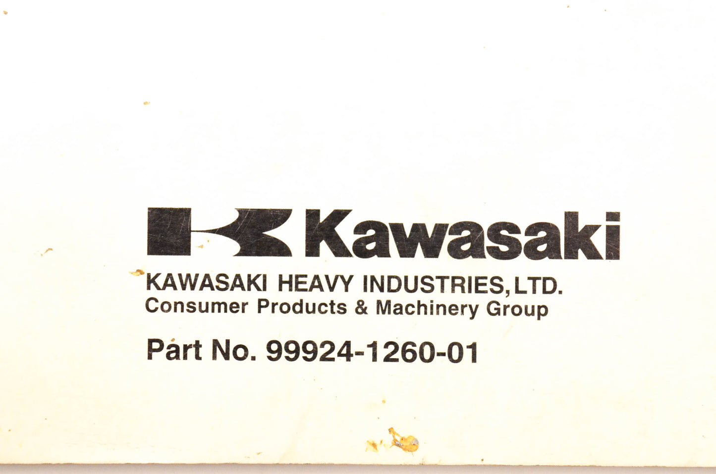 OEM Kawasaki 99924-1260-01 Vulcan/VN1500 Classic Fi Service Manual