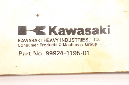 OEM Kawasaki 99924-1195-01 1100ZXi Jet Ski Service Manual