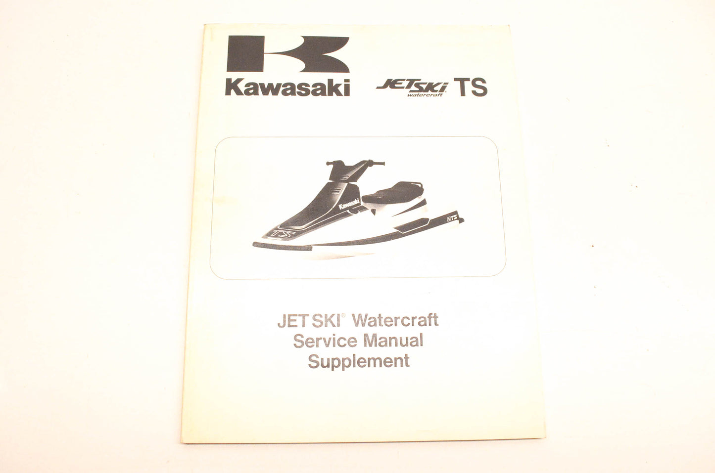 OEM Kawasaki 99924-1122-54 TS Jet Ski Service Manual Supplement