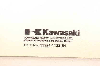 OEM Kawasaki 99924-1122-54 TS Jet Ski Service Manual Supplement