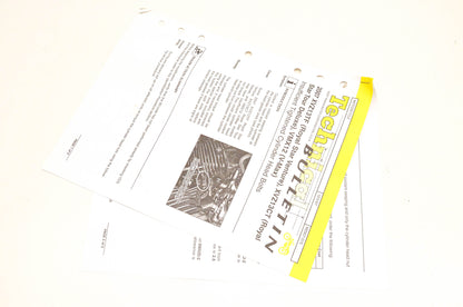 New OEM Yamaha M2007-015 Technical Bulletin 2007 XVZ13TF XVZ13CT VMX12 NOS
