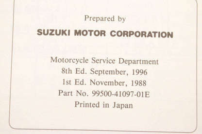 OEM Suzuki 99500-41097-01E LT160E Service Manual