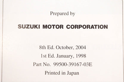 OEM Suzuki 99500-39167-03E VL1500 Service Manual