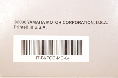 New OEM Yamaha LIT-BKTOG-MC-04 V Star 1300 Technical Orientation Guide NOS
