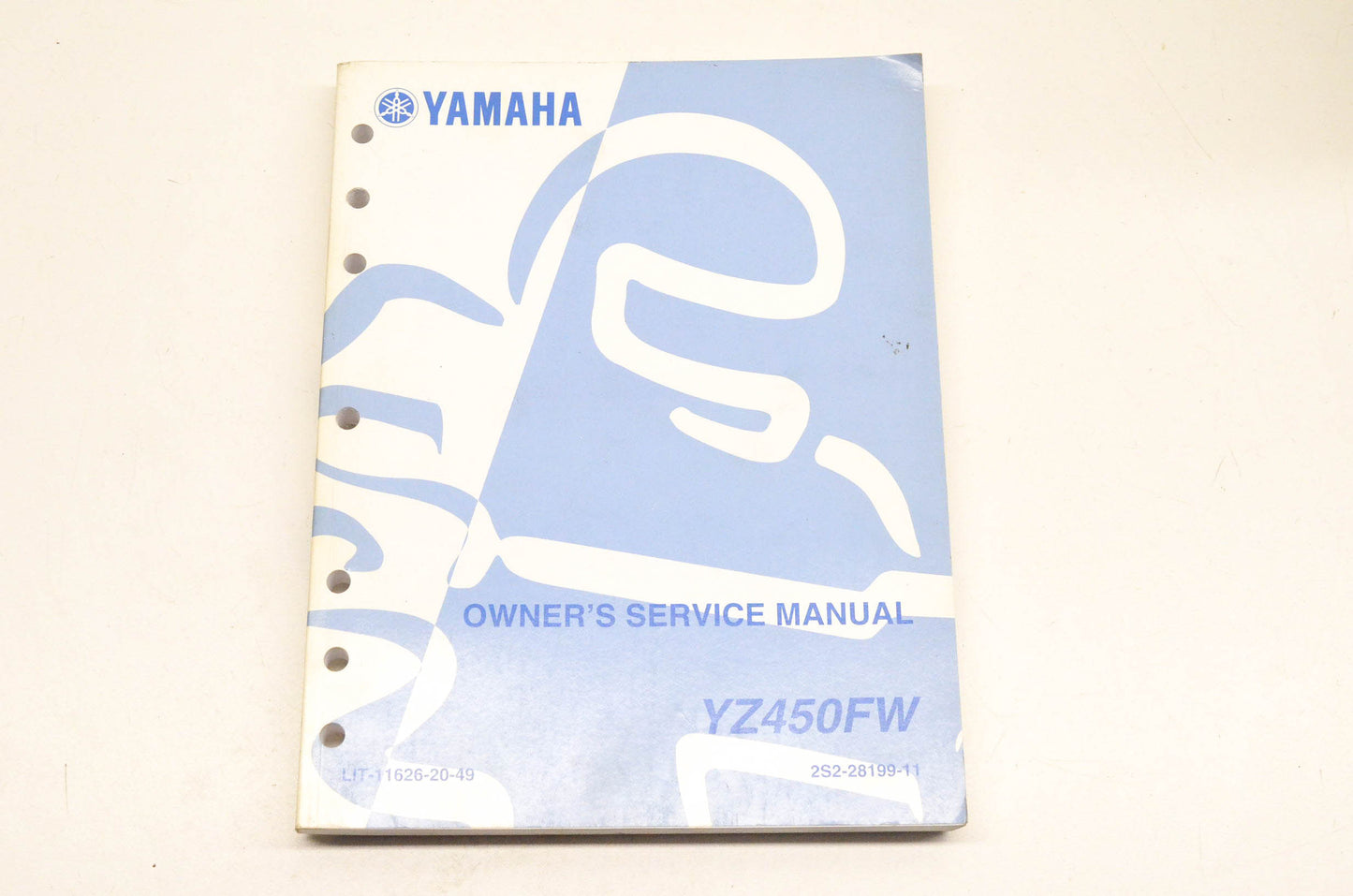 OEM Yamaha LIT-11626-20-49 YZ450FW Owner's Service Manual