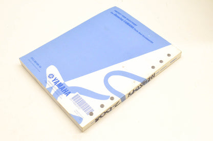 OEM Yamaha LIT-11626-21-57 WR450FX Owner's Service Manual