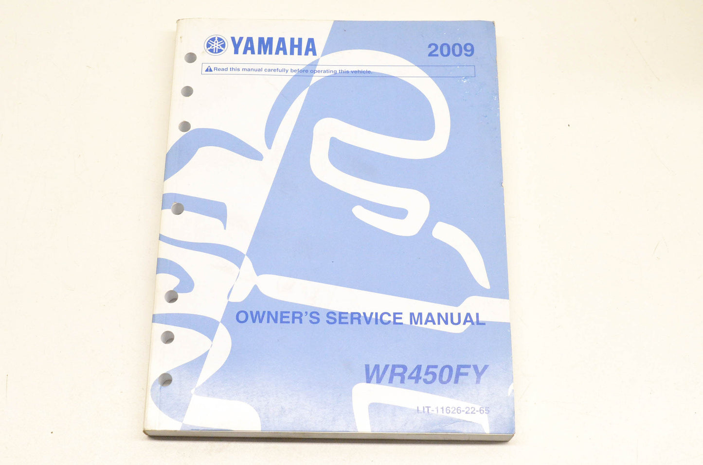 OEM Yamaha LIT-11626-22-65 WR450FY Owner's Service Manual