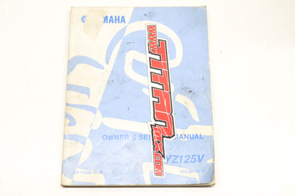 OEM Yamaha LIT-11626-19-35 YZ125V Owner's Service Manual