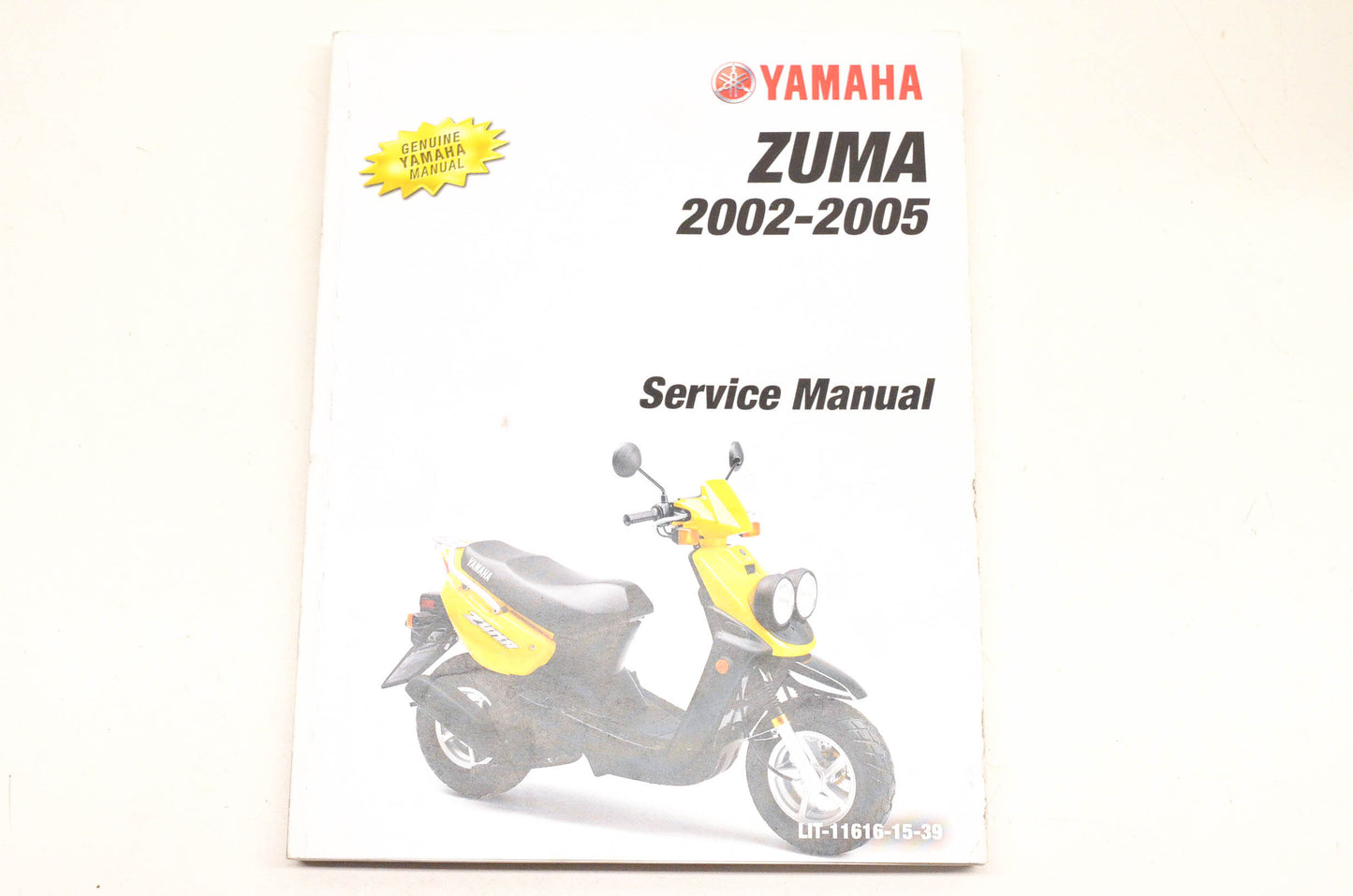 OEM Yamaha LIT-11616-15-39 YW50AP Zuma 2002-05 Service Manual