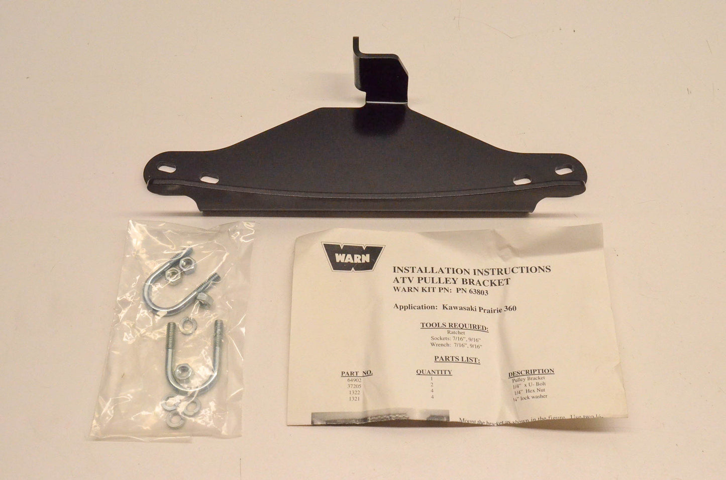 Warn 63803, W63802 Plow Actuator Pully Kit NOS