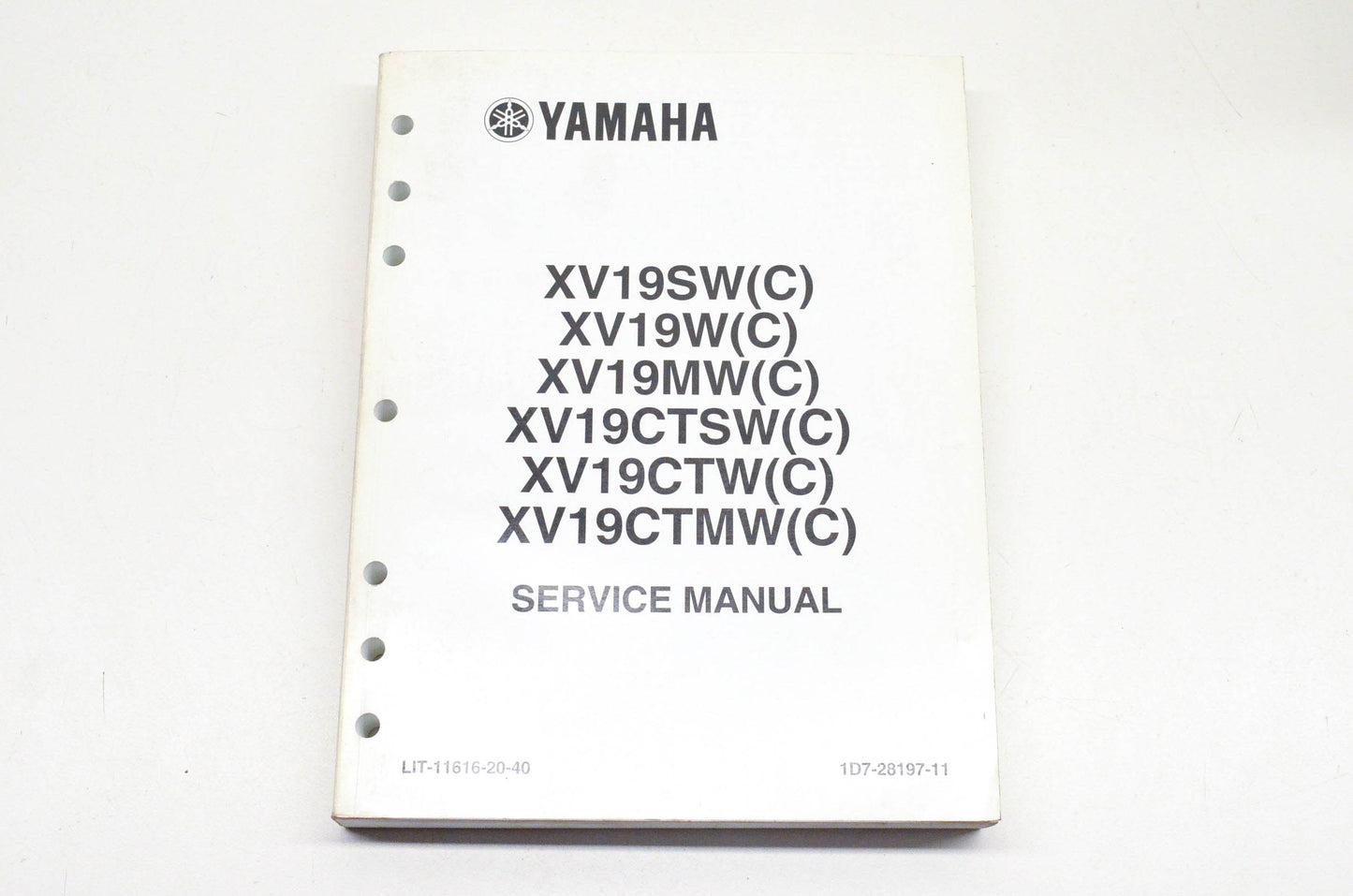 OEM Yamaha LIT-11616-20-40 XV19 Service Manual